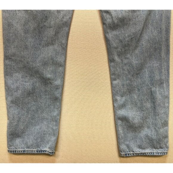 American Eagle Womens Straight Leg Jeans Size 4 Distressed Blue Denim Casual - Picture 11 of 11